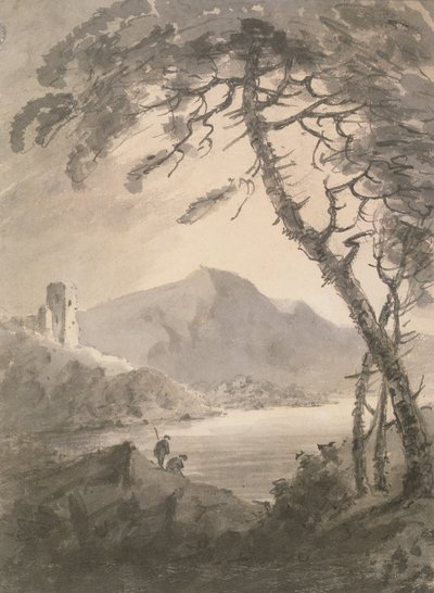 Paisaje con castillo en ruinas de Rev. William Gilpin